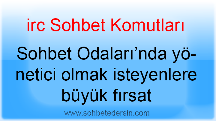 irc Sohbet Komutları